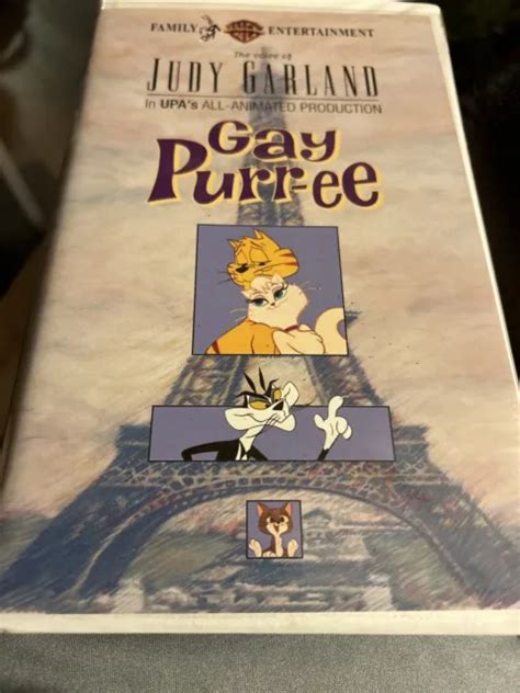 Vintage Gay Purr Ee Vhs Video Judy Garland Actor Animated Film