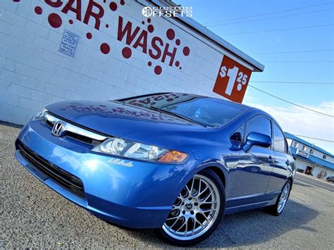 2007 Honda Civic Enkei Lusso Stock Stock Custom Offsets