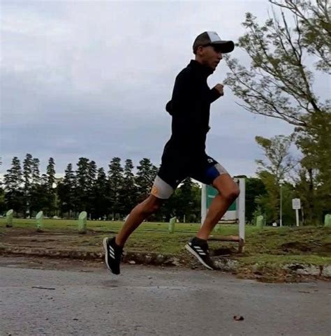 Video un reconocido atleta de Bahía Blanca escapaba de un control