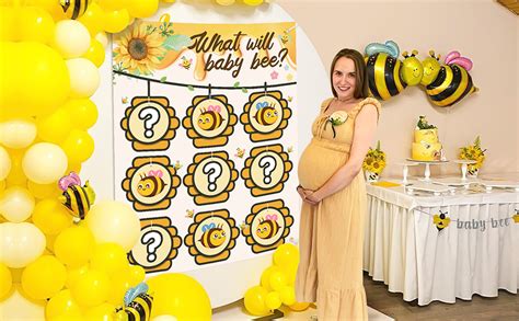 Amazon Bloomwin Gender Reveal Tic Tac Toe Board Game Bee Gender