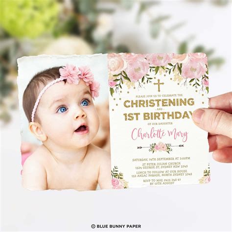 Baptism And Birthday Invitation | ubicaciondepersonas.cdmx.gob.mx