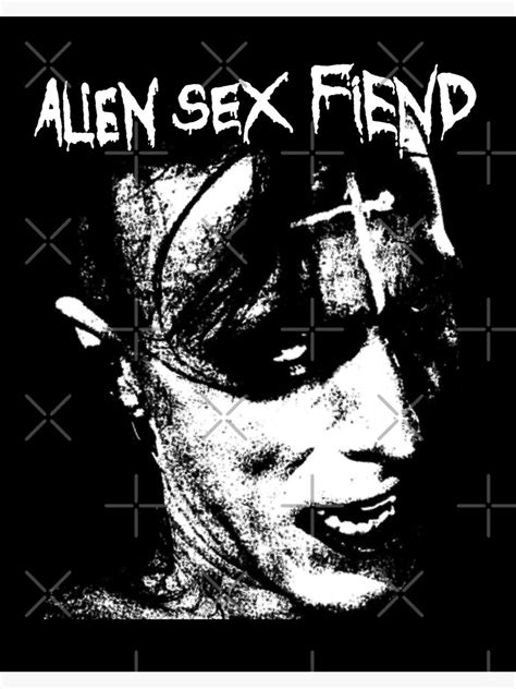 Alien Sex Fiend Art Board Print For Sale By Soog Redbubble