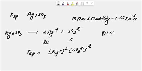 SOLVED Use The Given Molar Solubility In Pure Water To Calculate Ksp