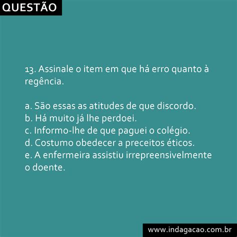 Erro De Regência Verbal BRAINCP