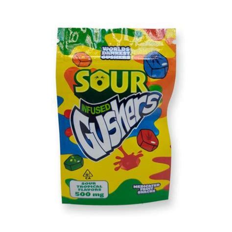 Sour Gushers 500 Mg Thc Buy Edibles Online In Canada