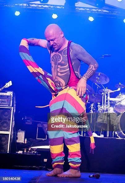 Singer Stumpen Of The German Band Knorkator Performs Live During A