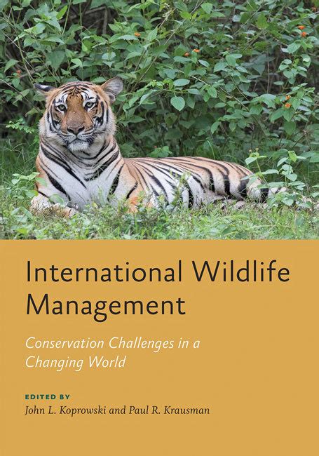 (PDF) International Wildlife Management: Conservation Challenges in a Changing World