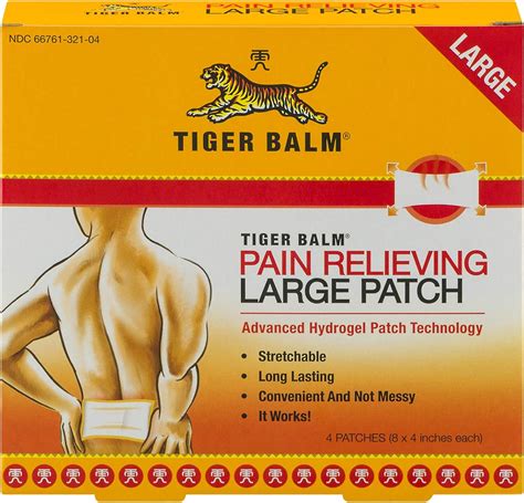 Tiger Balm Pain Relieving Patch Large Size Pack India Ubuy