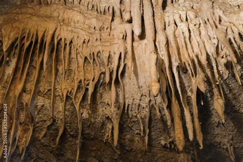 Magic And Mystical Lighting Inside Cave Of The Winds Stalactite Cavity