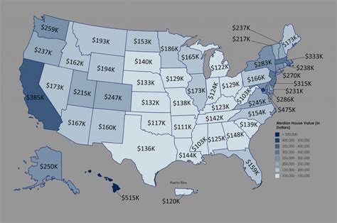 Median House Value in the United States - Vivid Maps