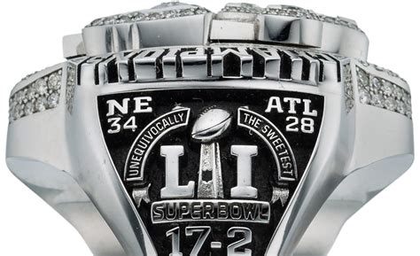 Patriots Players 2016 Super Bowl Li Championship Ring Up For Auction