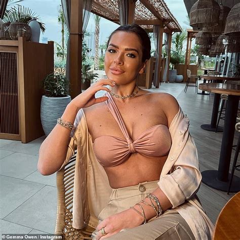 Gemma Owen Showcases Her Ample Assets And Toned Midriff In A Bikini Top