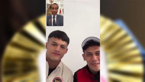 Jokowi Video Call Dengan Veddriq Leonardo Rizki Juniansyah Saya