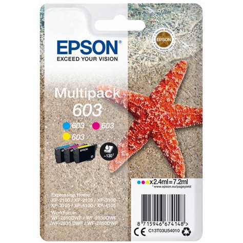 Epson Original Colour Ink Cartridge Multipack C T U