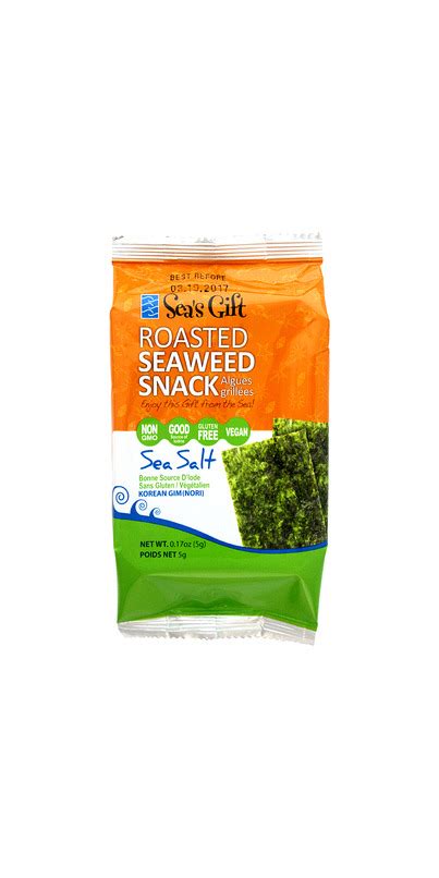 Buy Jayone Foods Sea S Gift Roasted Seaweed Snack Sea Salt At Well Ca