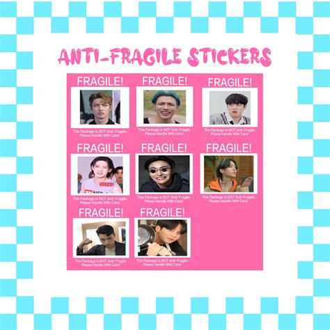 Ateez Anti Fragile Sticker Pack Ateez Stickers Kpop Mailing Stickers Etsy