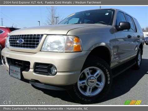 Pueblo Gold Metallic 2004 Ford Explorer Xlt 4x4 Medium Parchment