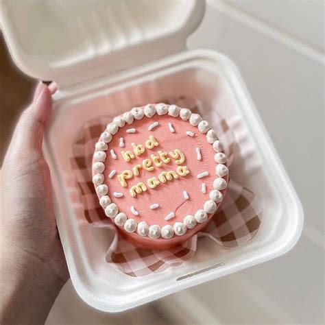 Jual Korean Cake Kue Ultah Mini Lunch Box Cake Kue Ultah Korean