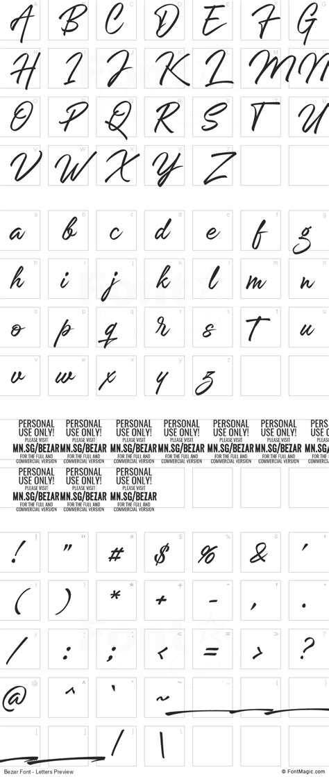 Bezar Font - FontMagic