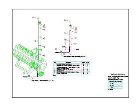 Pararrayos Con Punta Captadora En Estructura Metalica En Autocad