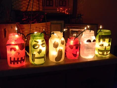 How To Make Halloween Jar Lanterns Gail S Blog