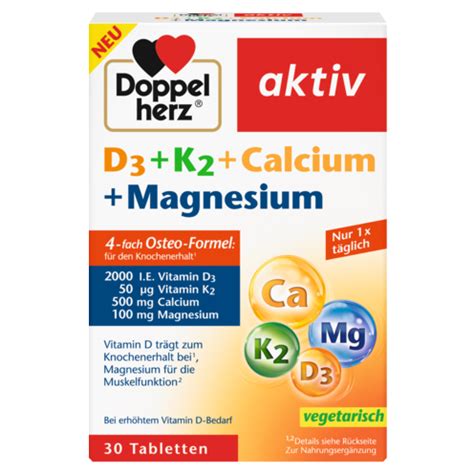 Doppelherz Calcium Vitamin D Tabletten Doppelherz