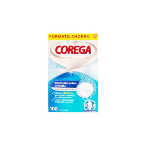 Comprar Corega Oxigeno Bio Activo Tabletas Limpiadoras Farma