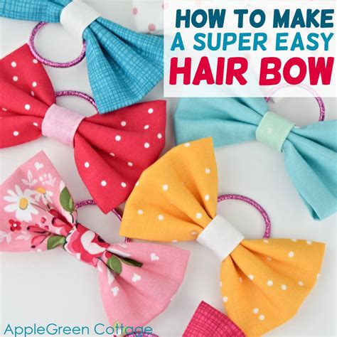 How To Make A Hair Bow Easy