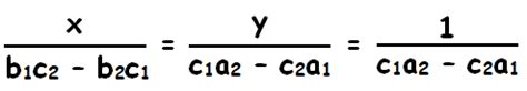 Cross Multiplication Method