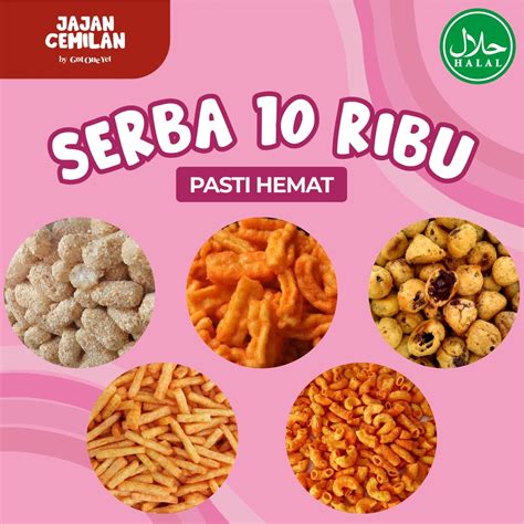 Jual Serba Ribu Aneka Snack Serba Ribu Bebas Pilih Part