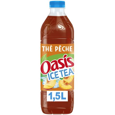 Th Glac Saveur P Che Oasis Ice Tea La Bouteille D L Prix Carrefour