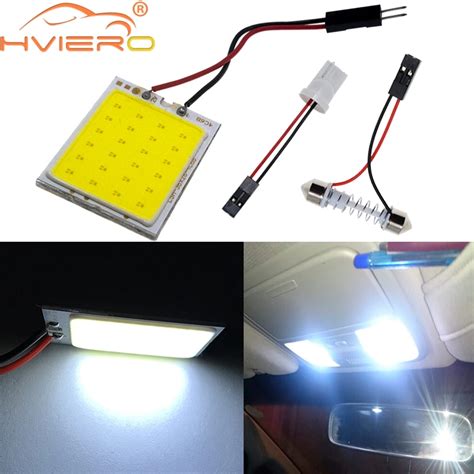 X T Cob Smd Smd Led Panel White Red Car Led Auto Interior