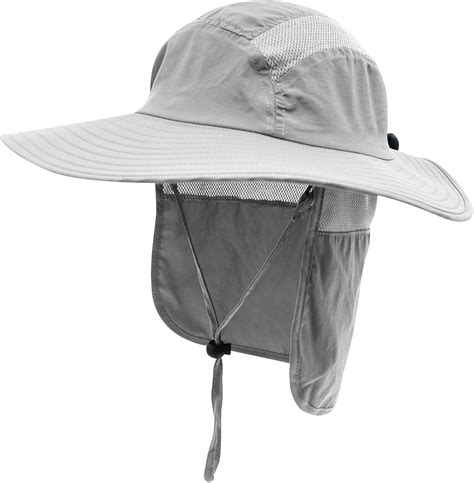 Decentron Outdoor Mens Upf 50 Sun Protection Cap Wide Brim Bucket