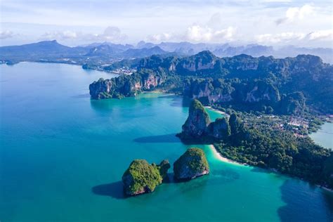 Premium Photo | Railay Beach Krabi Thailand the tropical beach of ...