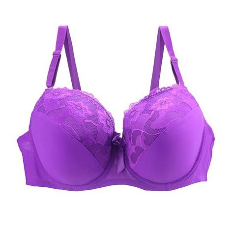 Gzea Push Up Bras For Women Plus Size Fashion Female Sexy Lace Printed Coloured Bra Elastic