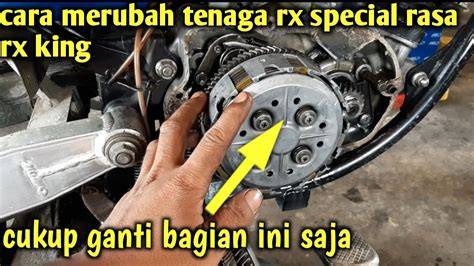 Cara Merubah Tenaga Rx Special Menjadi Rx King Cc Youtube