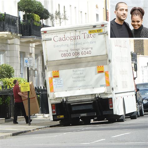 Moving Truck Seen At Janet Jackson And Wissam Al Mana S Home Days After