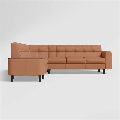 Leather Sofa With Chaise Lounge Cabinets Matttroy