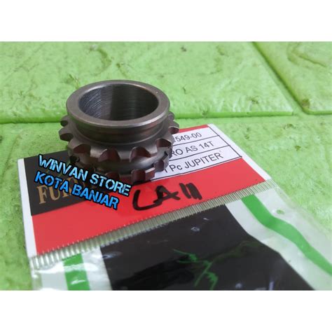 Jual Gigi Kruk As Sentrik Timing 14T Yamaha Crypton Vega Lama Jupiter