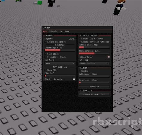 Roblox Universal Aimbot Esp Hitbox Expander Scripts RbxScript