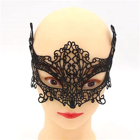 1pcs Hot Sales Black Sexy Lady Lace Mask Cutout Eye Mask