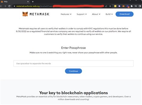 Warning Active Metamask Phishing Campaign