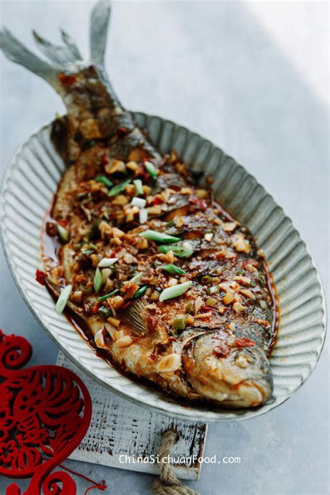 Poisson Brais Rouge Chine Sichuan Food Sushin Recettes De