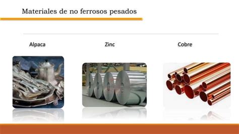 Materiales Ferrosos Y No Ferrosos Diapositivas Pptx PPT