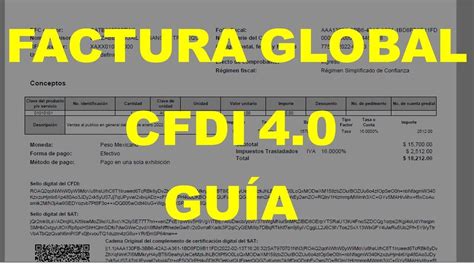 Factura Al Publico En General Cfdi Sat Factura Global Resico Hot Sex