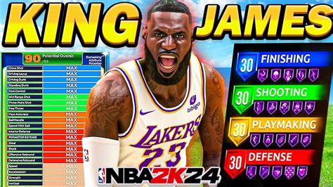 Best Lebron James Build In Nba K All Around Demi God Youtube