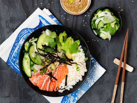 Sushi Bowl Mit Lachs Und Avocado Rezept EAT SMARTER