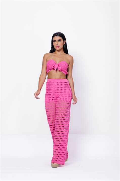 Trijunto Cal A Top E Hot Panties Tricot Palommy Cia Do Vestido Os Melhores Looks Em At X