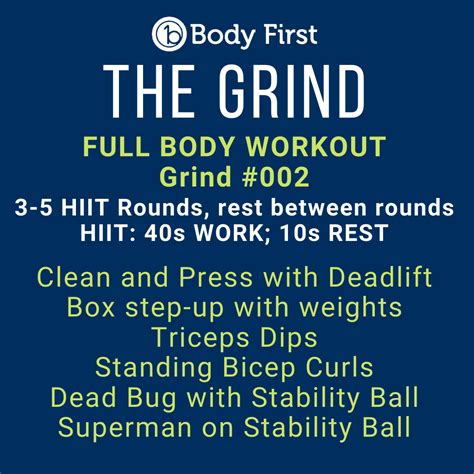 T.G.I.F Workout- The Grind #002 – Body First