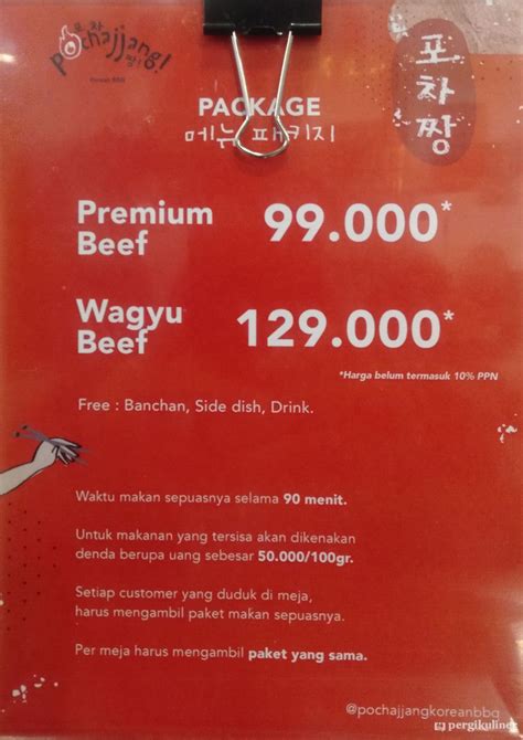 Selalu Diperbarui Menu Pochajjang Korean Bbq Sarijadi Bandung